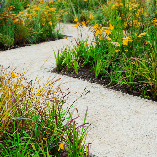 Gravel Grid Stunning Garden Path Design