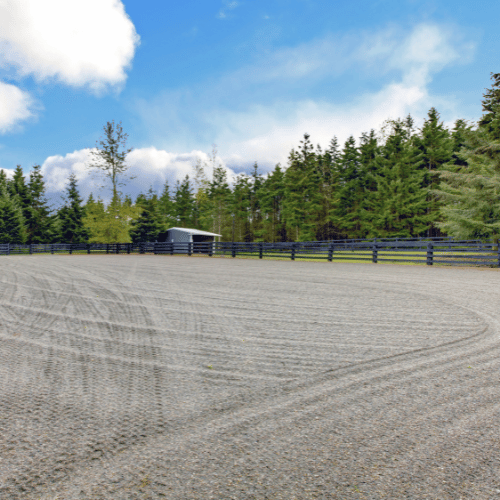 Gravel Grids Equestrian arena