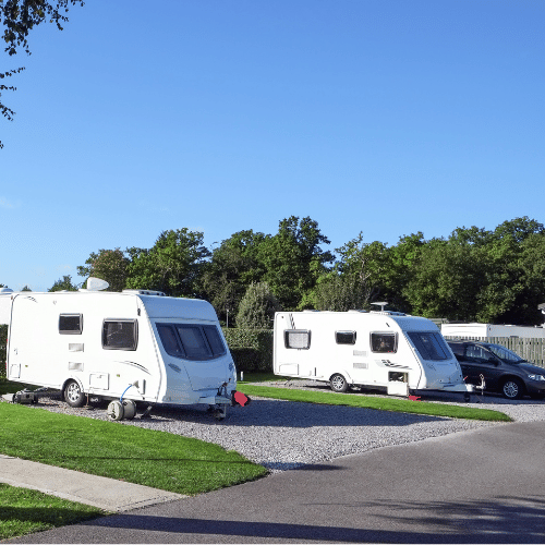 Gravel Grids Leisure Golf Course Camping Showgrounds Caravan Camping Hardstanding using Gravel Grids